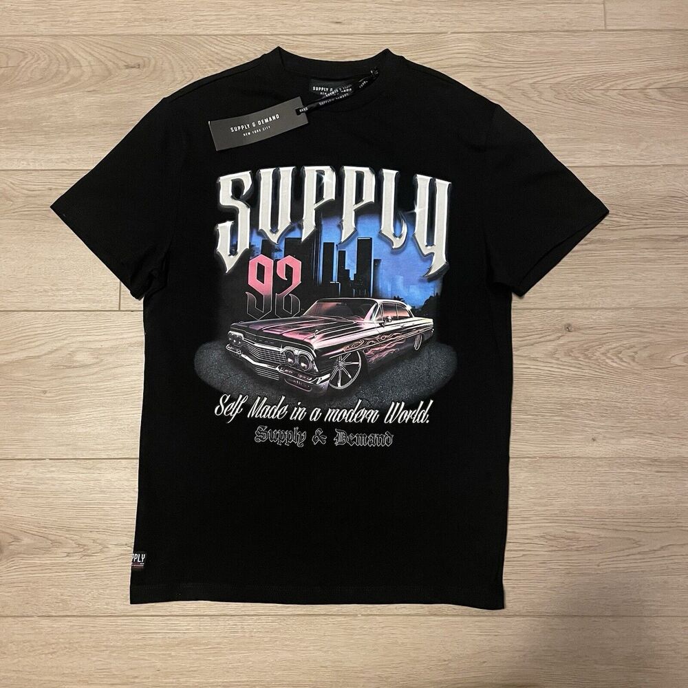 Size Small - Supply & Demand “Lowrider” Tee Shirt (NEW WITH TAGS)